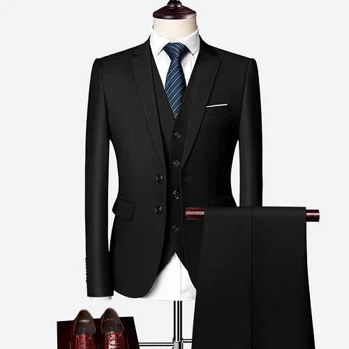 Wedding suit men classical Men's Business suit 3 pieces New GlowCart