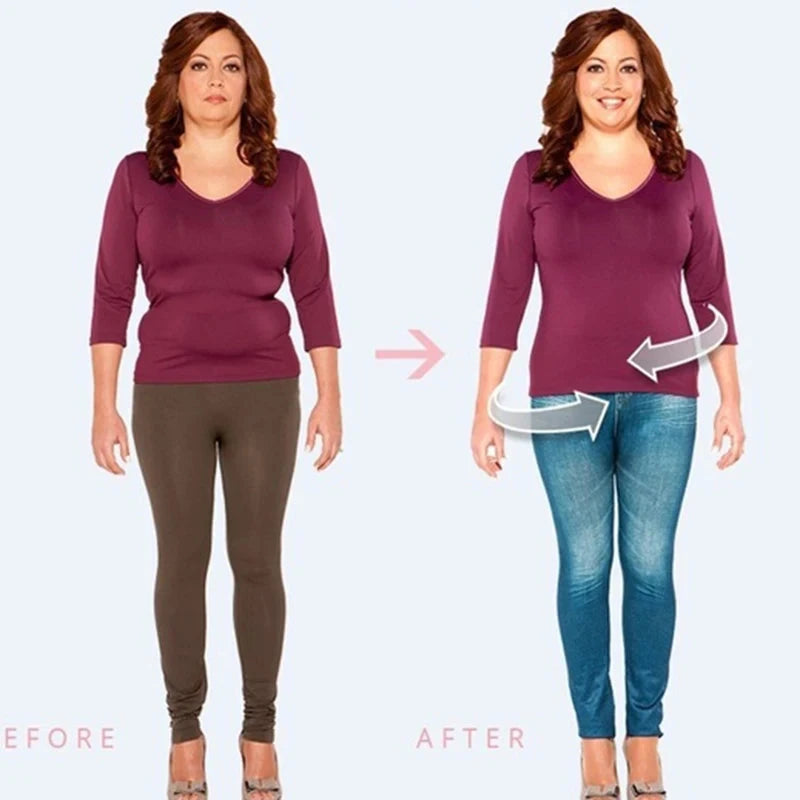 Miss Moly Fashion Slim Women Leggings Faux Denim Jeans GlowCart