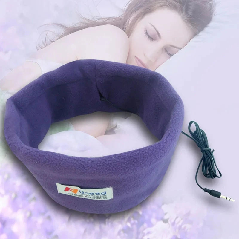 Wired Sleep Headset Sports Breathable Headband Soft Earphone GlowCart