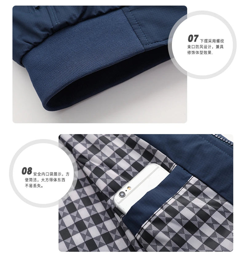 2025 Spring Autumn Casual Solid Fashion Slim Bomber Jacket