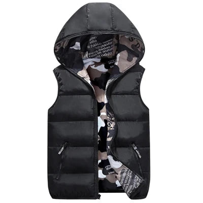 DIMUSI Winter Men's Vests Sleeveless Jackets Male GlowCart