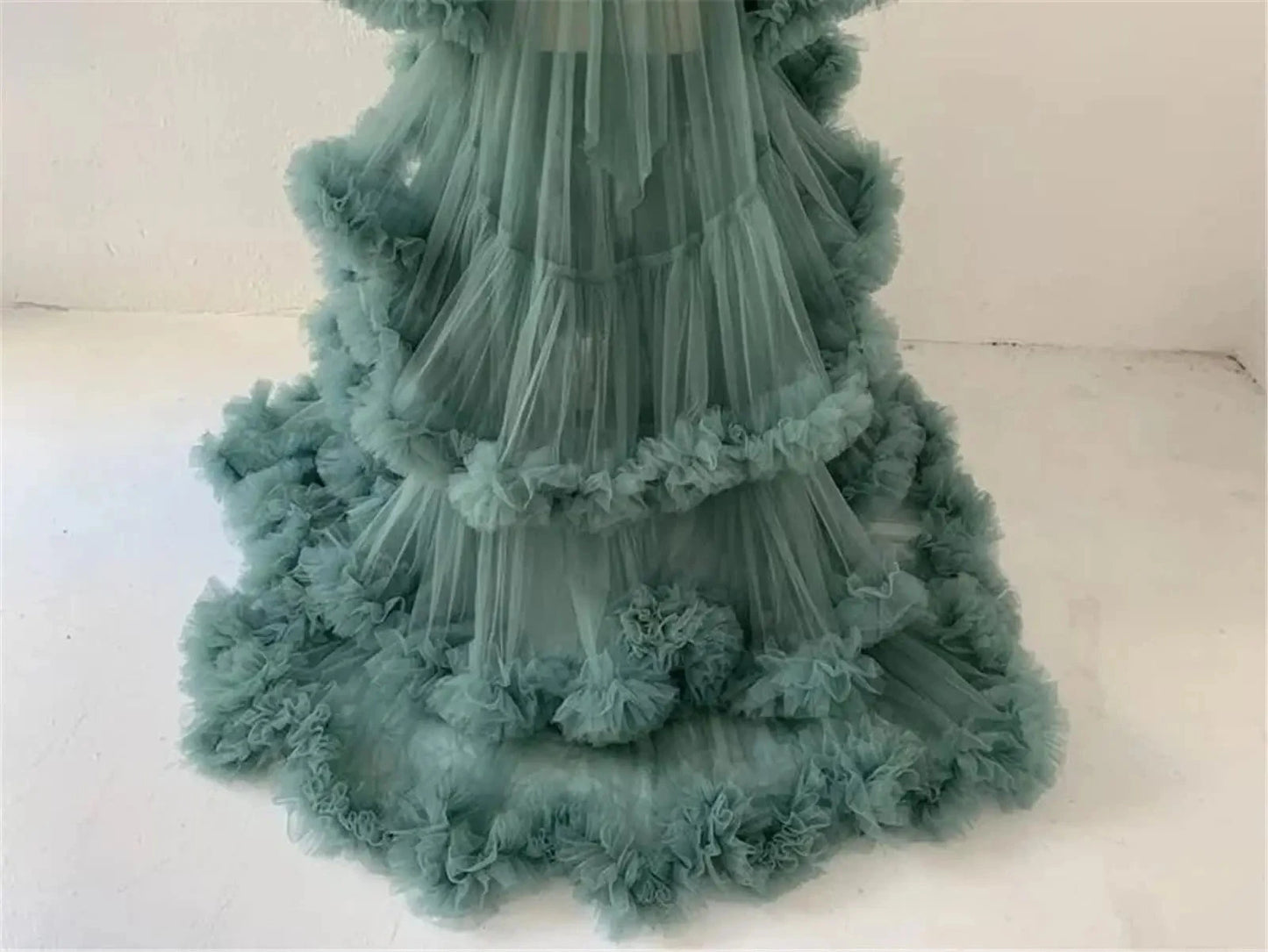 FK23 Customized Sexy Female Baby Shower Dress Tulle GlowCart