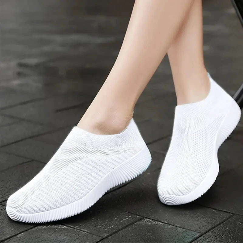 Women Vulcanized Shoes High Quality Women Sneakers Slip On GlowCart