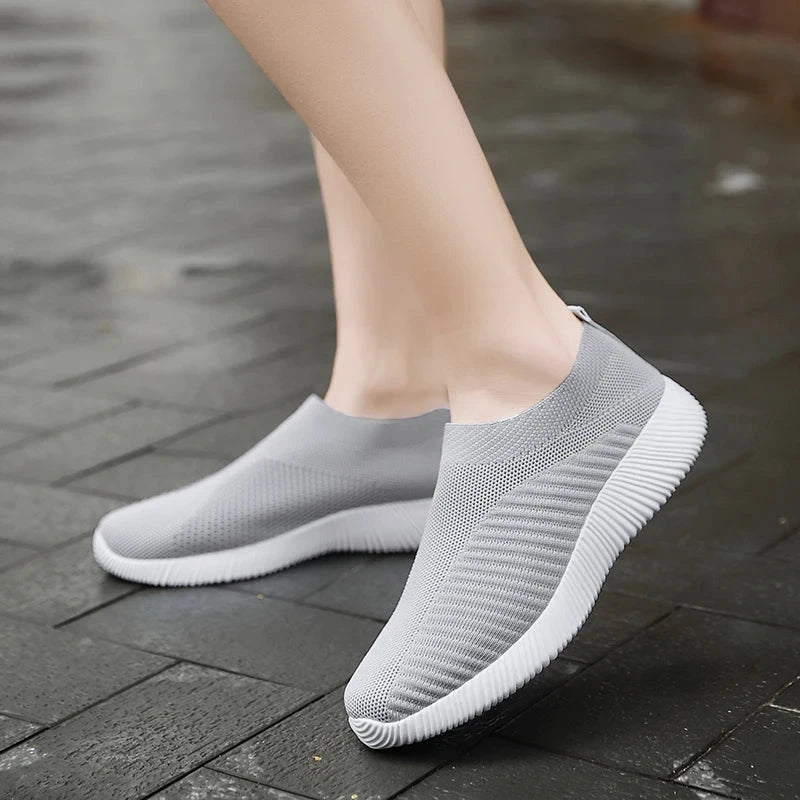Women Vulcanized Shoes High Quality Women Sneakers Slip On GlowCart
