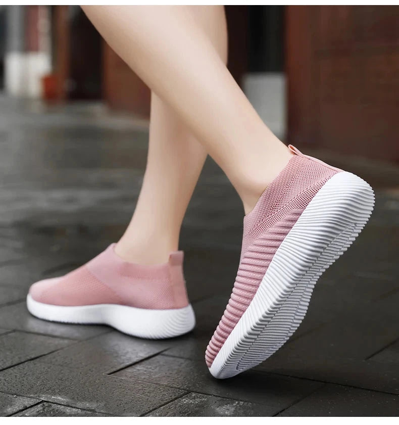 Women Vulcanized Shoes High Quality Women Sneakers Slip On GlowCart