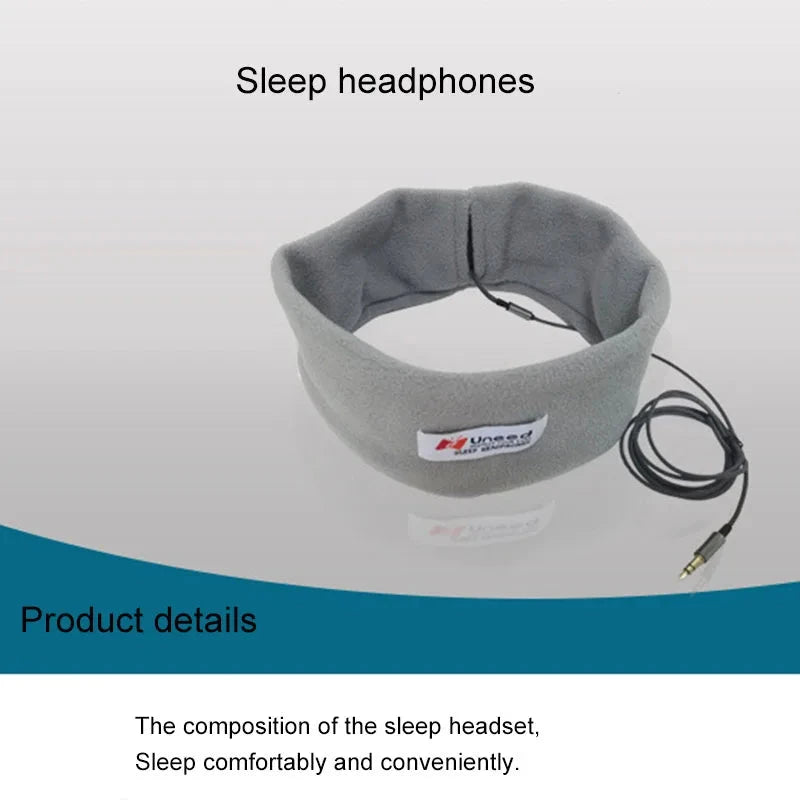 Wired Sleep Headset Sports Breathable Headband Soft Earphone GlowCart