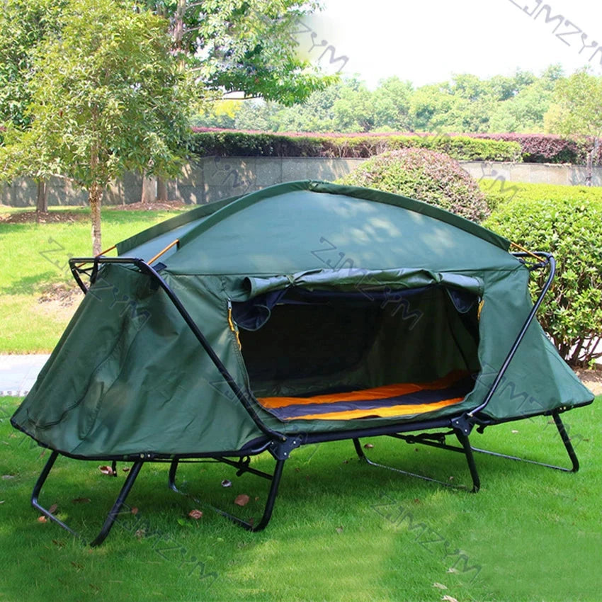Single Person Off-Ground Camping Tent Bed Avoid Build GlowCart