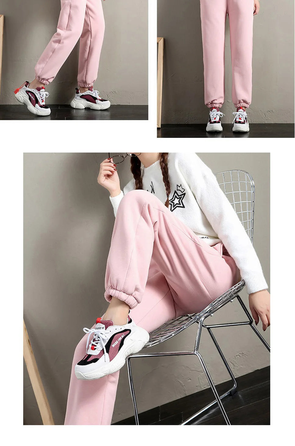 Women Winter Warm Leggings Thick Trousers Warm Fleece Plus