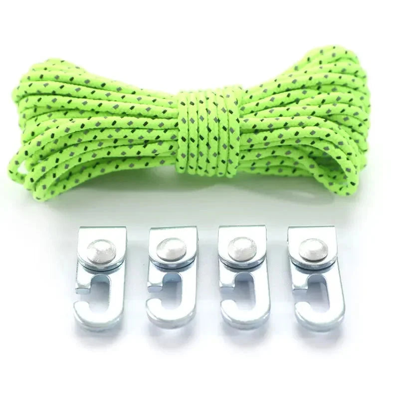 Knot Easy Tighten Rope Kit For Camping Automatic Lock Hook GlowCart