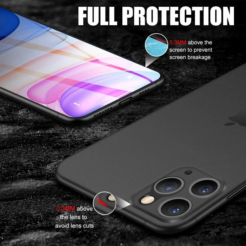 0.2MM Ultra Thin Case For iphone 13 14 15 Pro Max 12 Mini 11 GlowCart