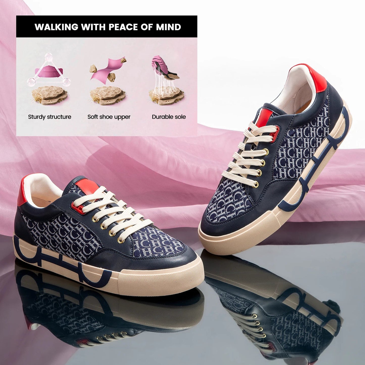Women's Shoes Luxury Brand Flat Casual Shoes Letter Printed Breathable Comfortable Fashion Woven Sneakers GlowCart