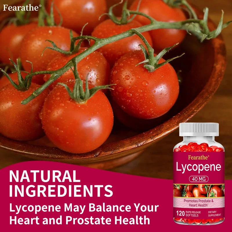 Lycopene 40 Mg Softgels - Promotes Prostate Health, Supports GlowCart