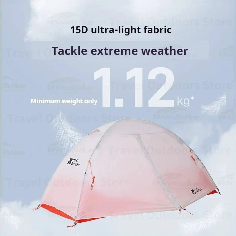 Mobi Garden Ultralight Tent Nylon Waterpoorf 1-2 Person GlowCart