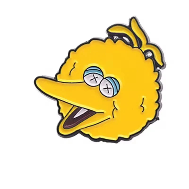 Comedy Movie Animal Enamel Pins Show Group Hug Cartoon GlowCart