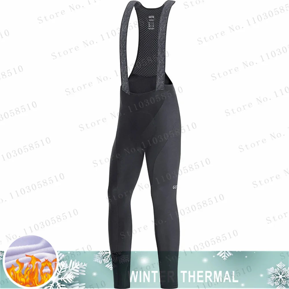 Winter Jersey Men's Thermal Fleece Bicycle Clothing MTB Long Sleeve Warm Tops Road Bike Outdoor Sports Jacket Bike Clothing GlowCart