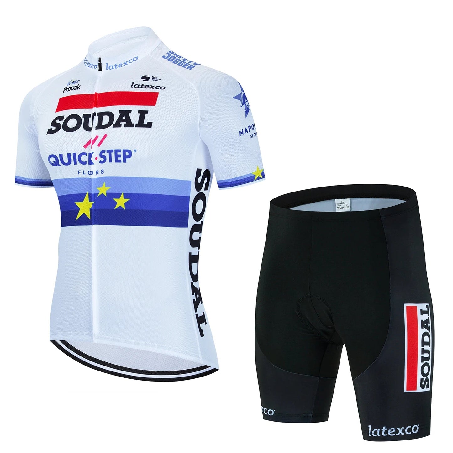 2025 SOUDAL Cycling Clothes Jersey Men Set Mtb Road Bike Uniform Shorts Man Mountain Complete Bib Men's Suit Cycle Spring Summer GlowCart