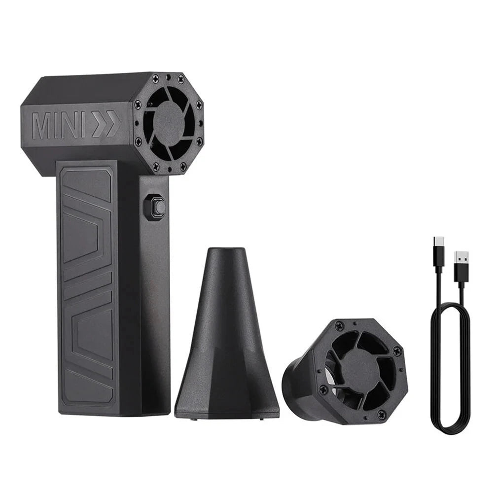 130000RPM Mini Fan Electric Air Duster Adjustable wind speed GlowCart