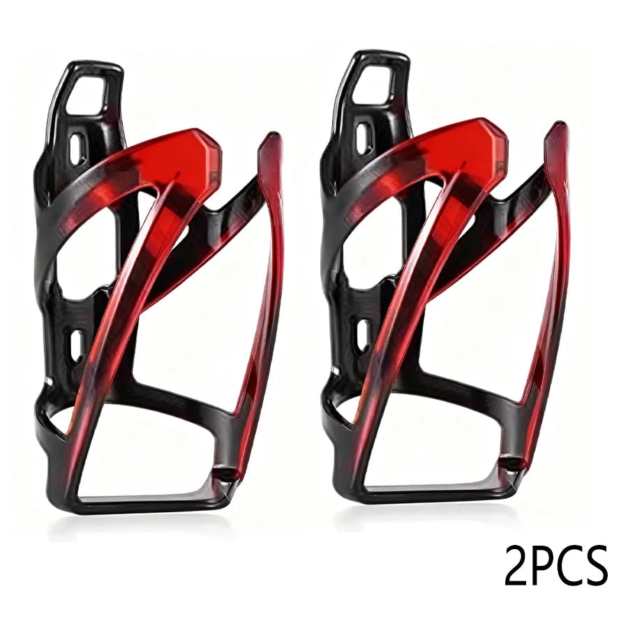 Universal Gradient Color Water Bottle Cage, Light Nylon Fiber Bicycle Holder for MTB Road Bike, Cycling Accessories Equipment GlowCart