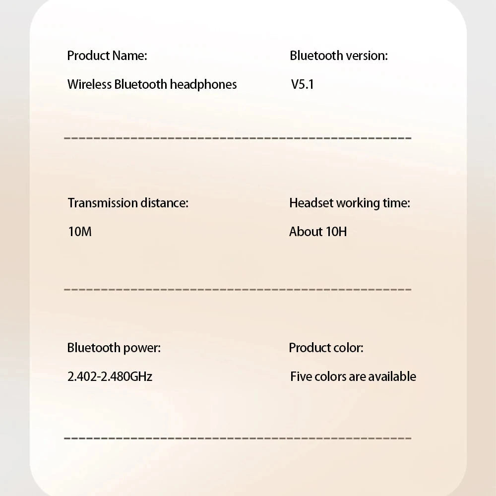 P9 Wireless Bluetooth Headset Outdoor Sports Gaming Wireless GlowCart