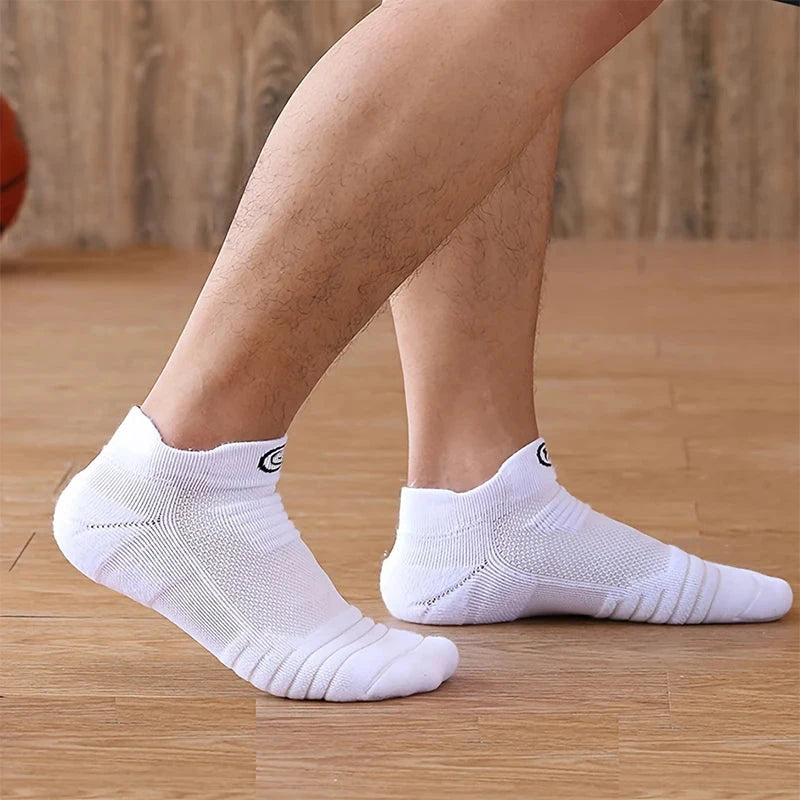 3/6 Pairs Sports Socks For Man High Quality Comfortable Breathable Basketball Short Socks Casual Fashion Low-cut Ankle Socks GlowCart