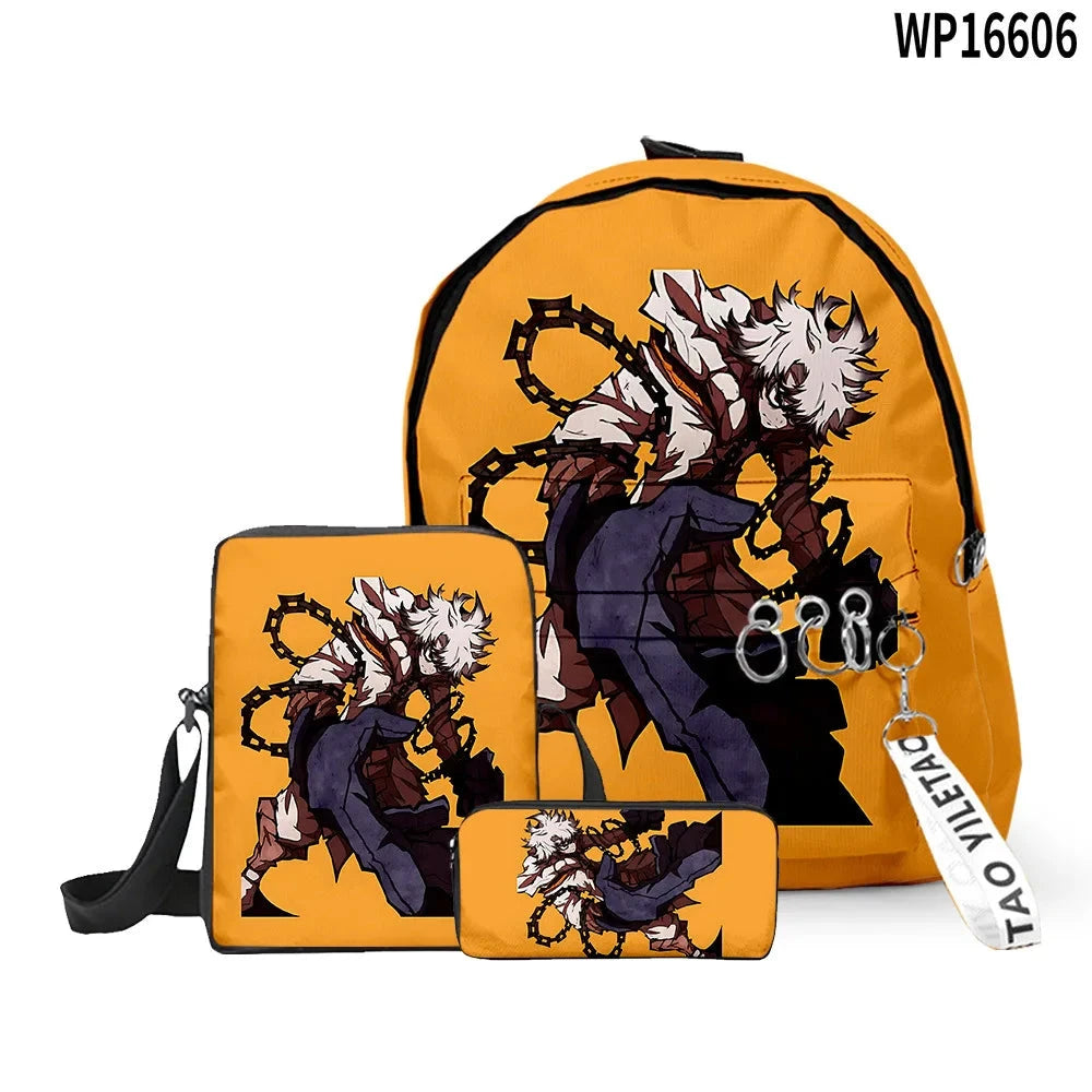 Cartoon Popular Gachiakuta 3D Print 3pcs/Set pupil School GlowCart