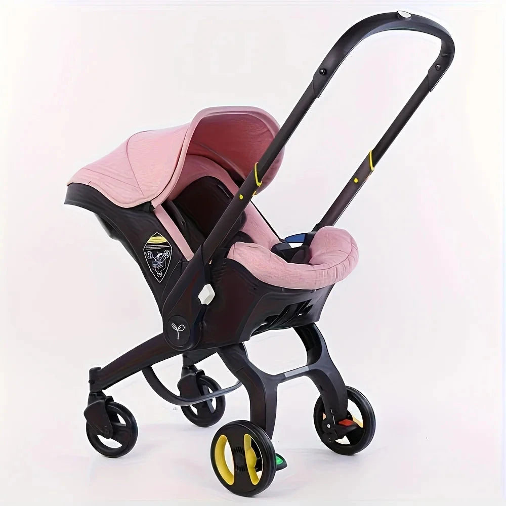 Baby Stroller 3 in 1 With Car Seat Baby Cart Foldable Baby Carriage Prams For Newborns Pram GlowCart