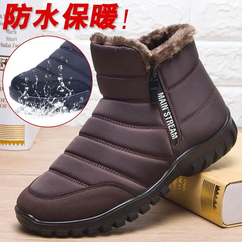 Men'S Winter Sports Shoes Soft Bottom Anti Slip Casual Sneakers Cold Proof And Warm Keeping Men'S Sneakers   Free Shipping Shoes GlowCart