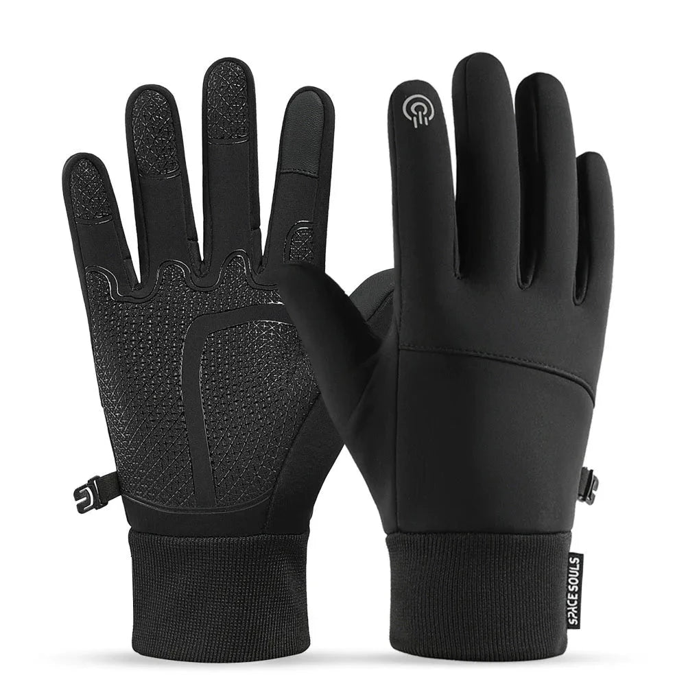 Autumn Winter Warm Windproof Waterproof Touch Screen Gloves GlowCart
