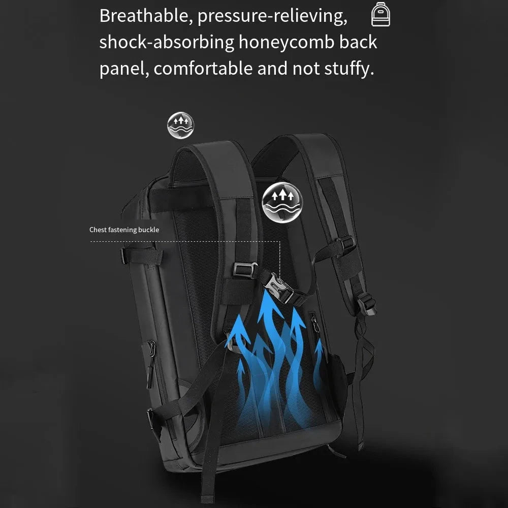 New Box-Type Open Pocket Backpack, Independent Shoe Bag GlowCart