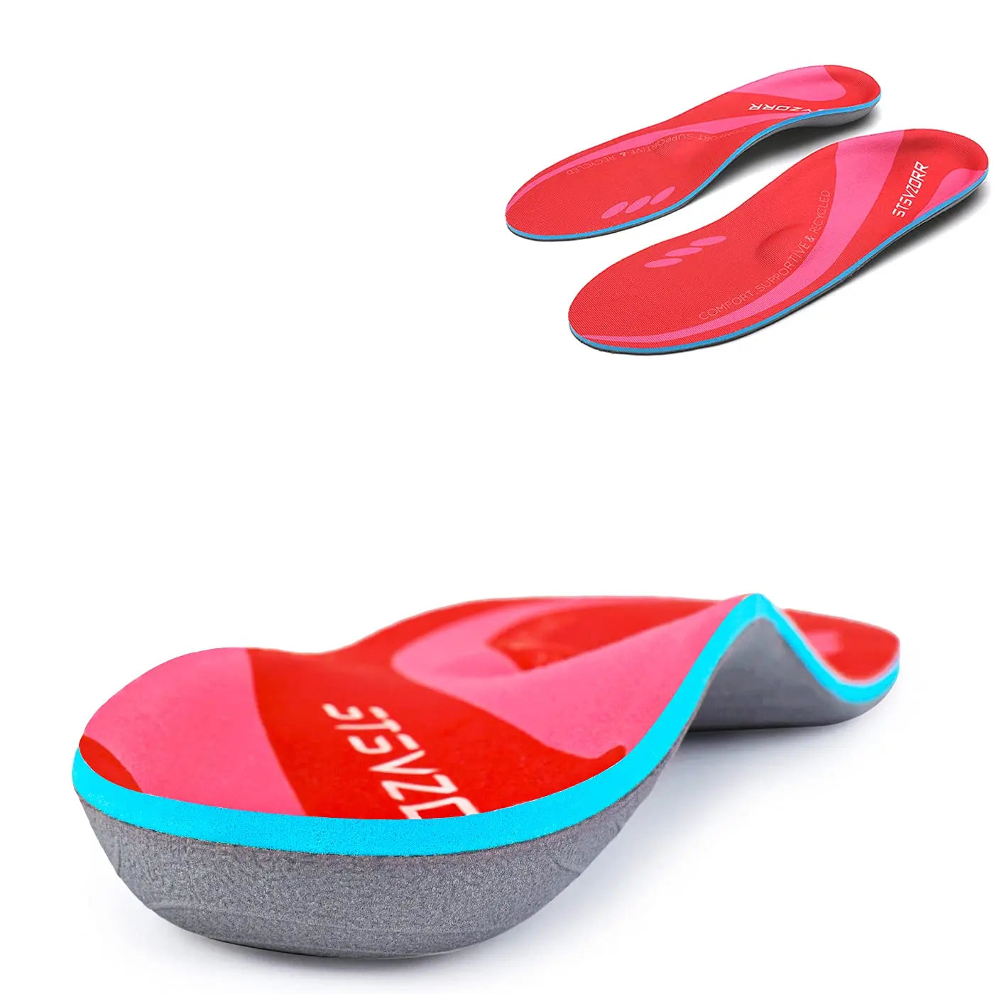 High Arch Support Orthopedic Sport Insole Plantar Fasciitis Flat Feet Men Women Sneaker Orthotic Insoles Plantillas Insert Sole GlowCart