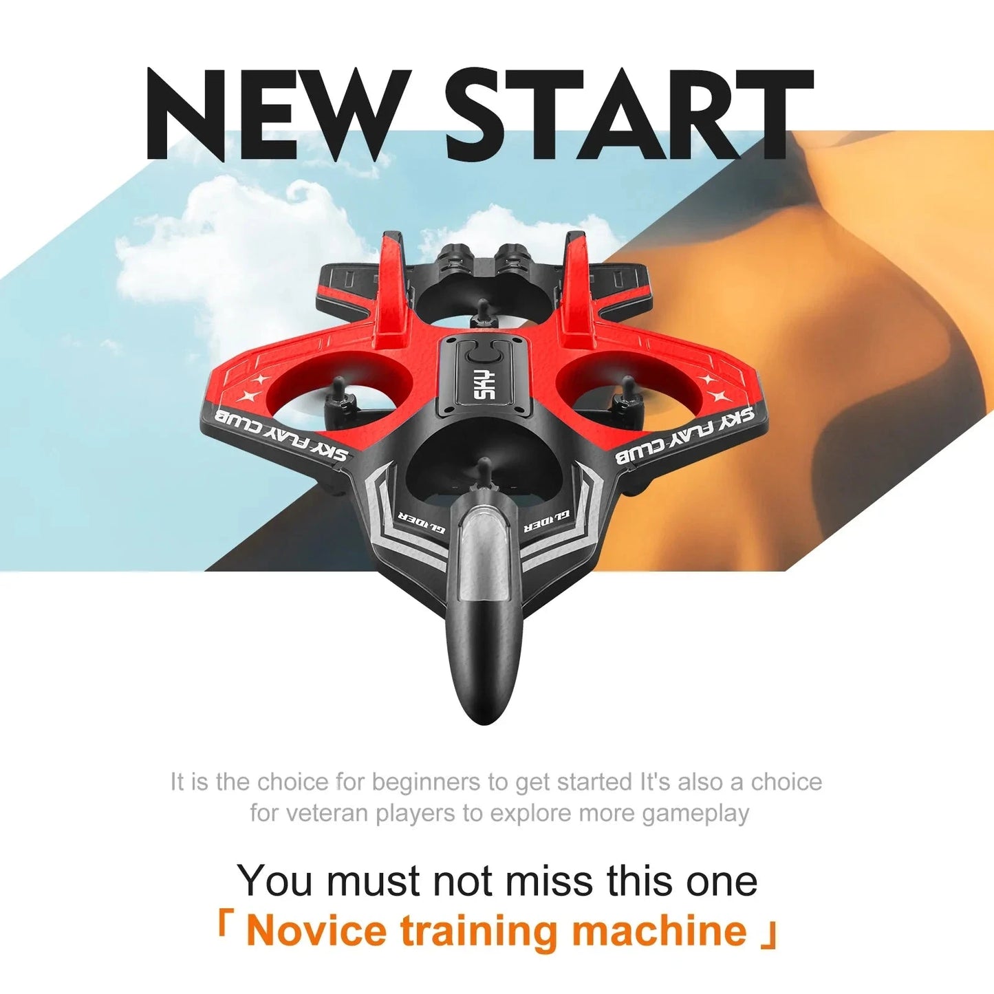 2025 New YP3 Foam Aircraft Remote Control Four Axle Fighter GlowCart