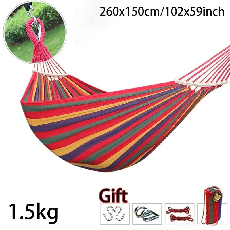 Hammock Outdoor Swing Portable Outdoor/Indoor Hammock with GlowCart