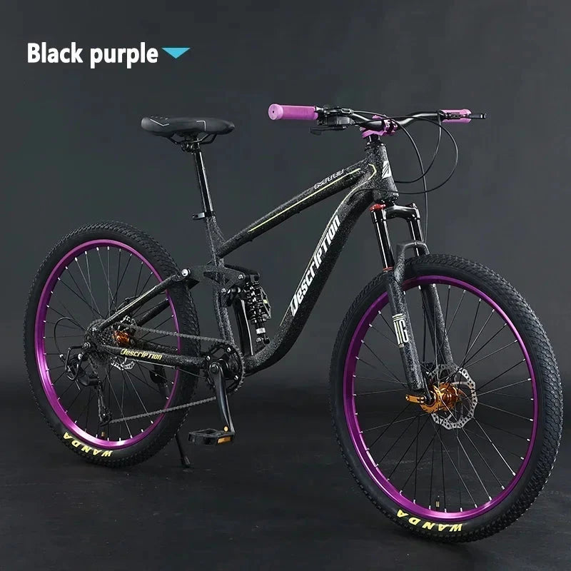 27.5 inch mtb soft tail mountain bike 9/10 speed Cross Country bicycle hydraulic disc brakes shock absorption Downhill bicicleta GlowCart