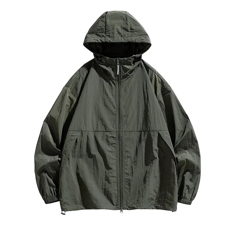 Men Hiking Jackets Waterproof Sun-Protective Coats Summer GlowCart