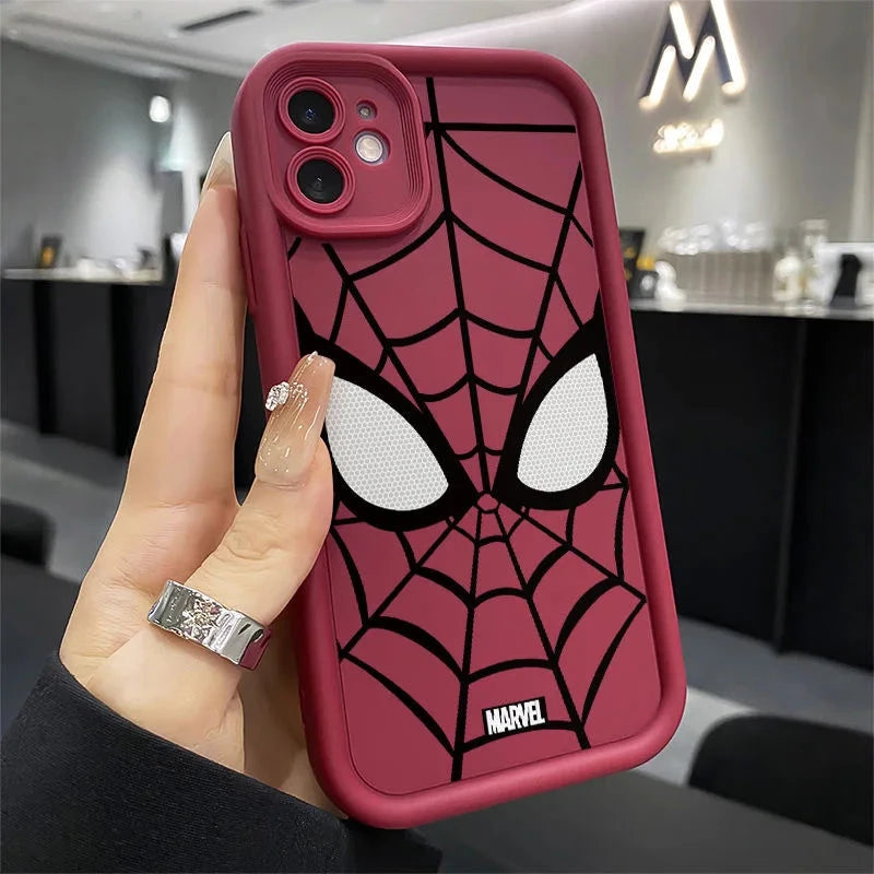 Marvel Spider Man Plain Multistep TPU Phone Case For iPhone GlowCart