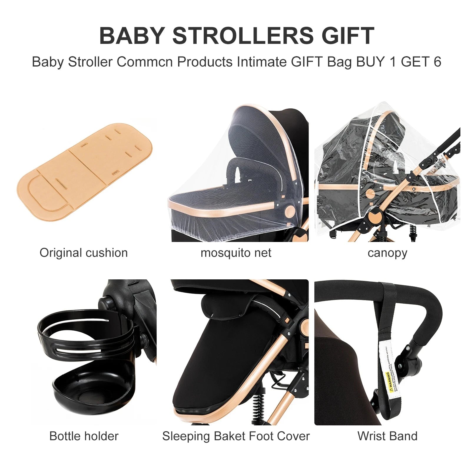 High quality newborn Lightweight  Baby Stroller  Folding Cart  Comfort Baby Stroller 3 in 1 Child Safety Seat With ISOfix GlowCart