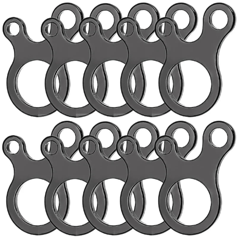 5/10pcs Tent Wind Rope Buckle 3 Hole Outdoor Camping GlowCart