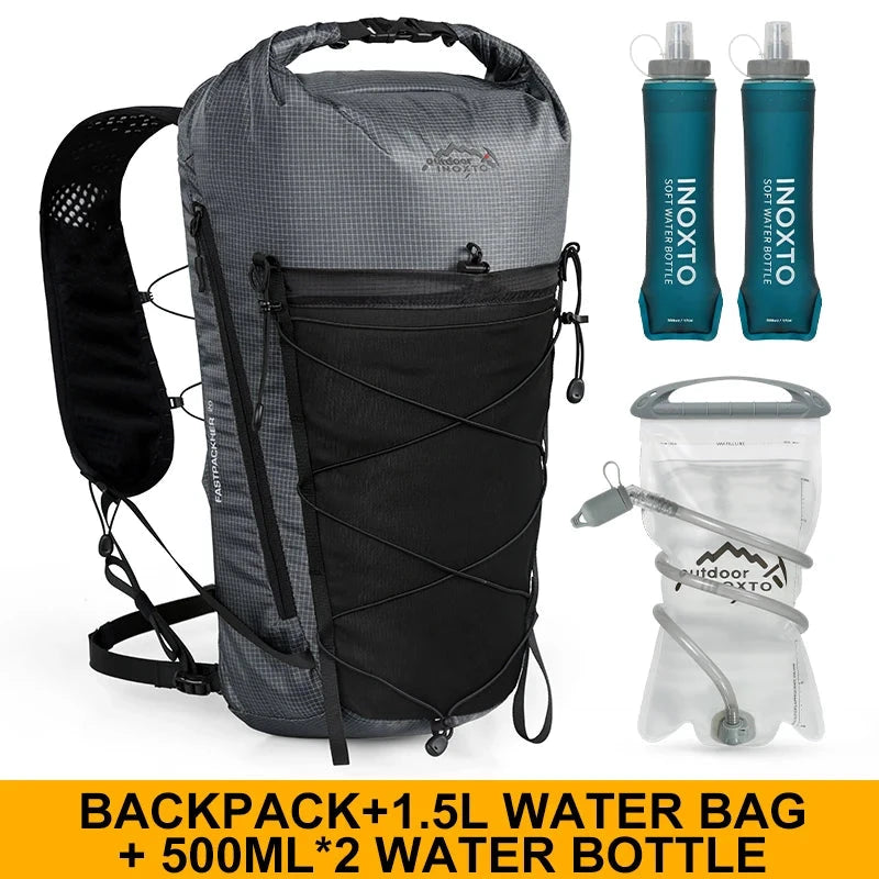 Hiking Backpack for Men and Women, Waterproof Camping GlowCart