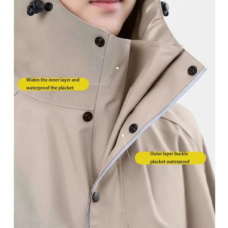 Thickened Oxford Men's And Women's Raincoat Waterproof GlowCart