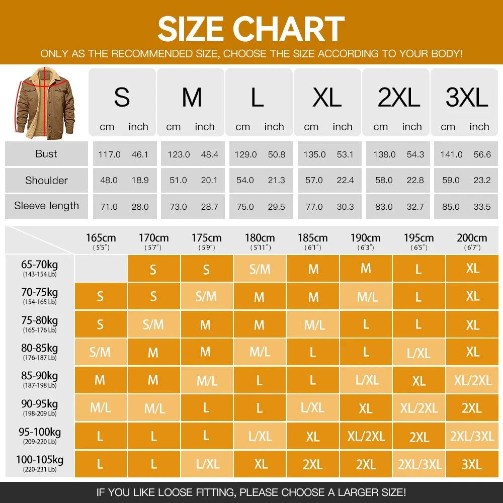 Men's Jackets Winter Warm Waterproof Fleece Lined High GlowCart