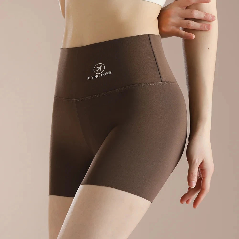 Women Thread Slim Shorts High Stretch Seamless Yoga Leggings Summer Ladies Girls High Waist Running Cycling Gym Sports Shorts GlowCart