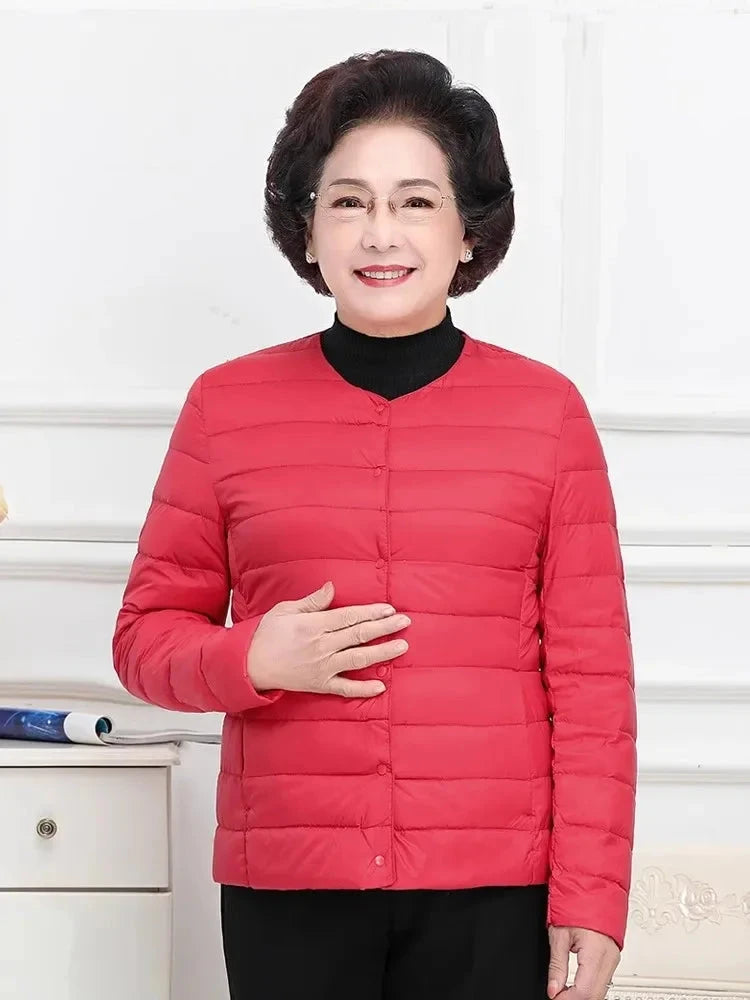 Woman Ultra Light Down Jacket Portable Parka Matte Fabric GlowCart