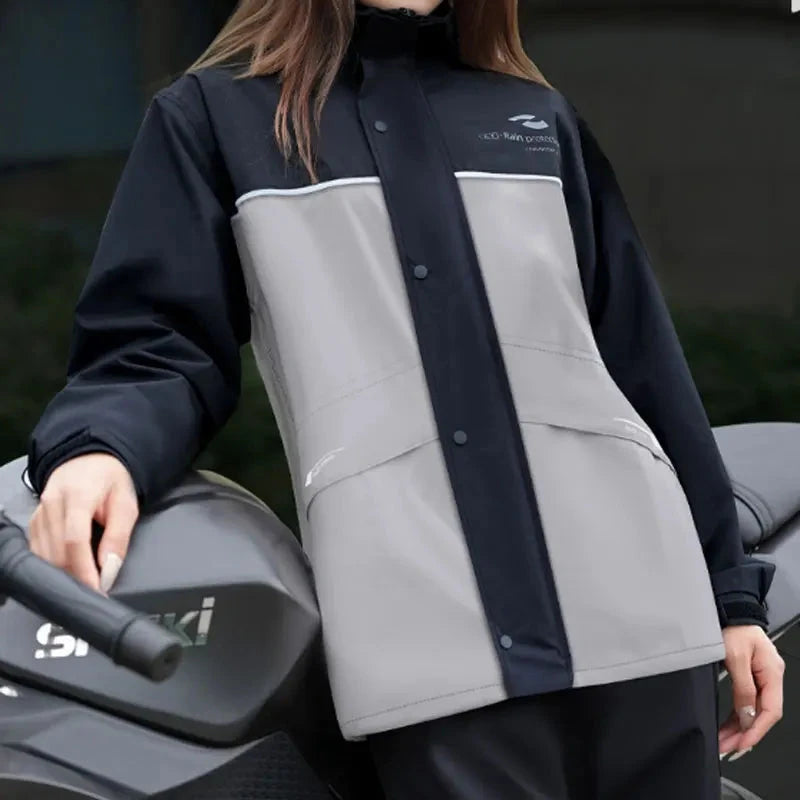 Motorcycle Raincoat Suit Rainstorm Prevention Jacket Pants GlowCart