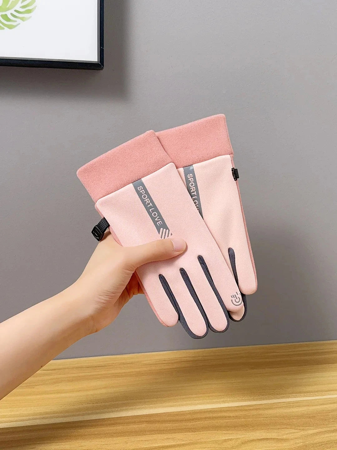 Winter sports warm gloves for men and women riding waterproof, windproof, cold-proof, anti-slip touch screen GlowCart