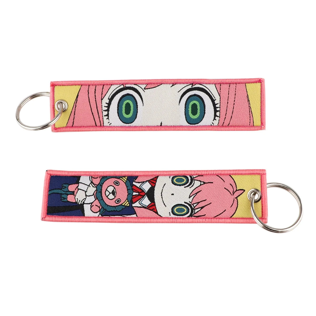 Classic Anime Cool Embroidery Key Fobs Key Tag Motorcycles GlowCart