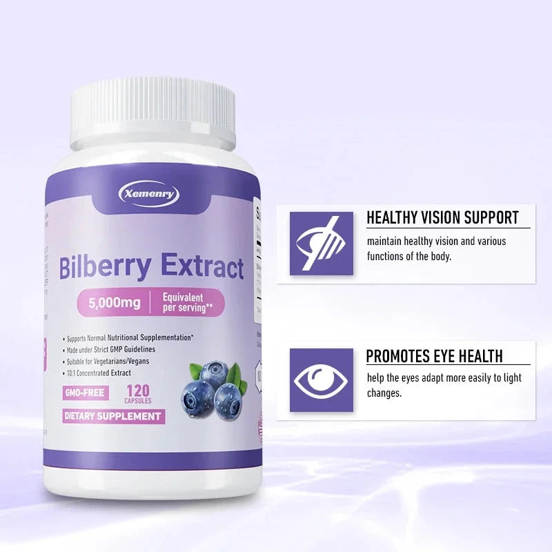 Bilberry Extract - Supports Eye Health, Relieves Visual GlowCart