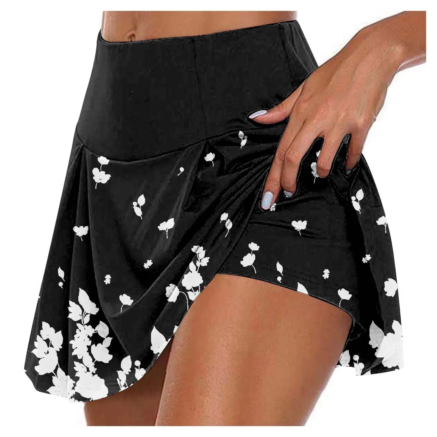 Women'S Athletic Stretchy Pleated Tennis Skirts Run Yoga GlowCart
