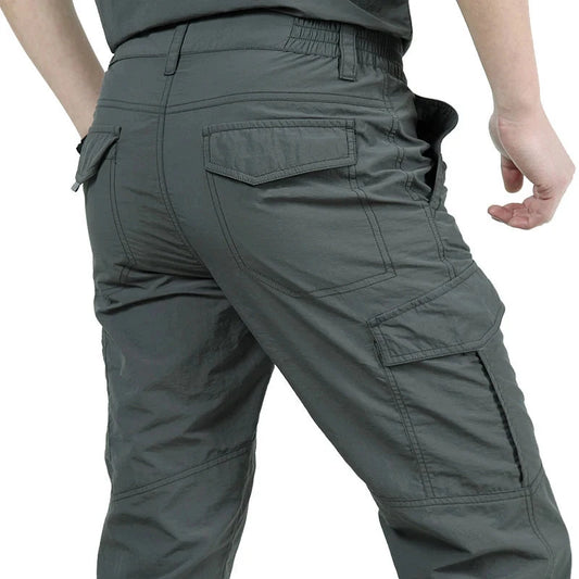 Men's Summer Tactical Cargo Pants Lightweight Casual GlowCart