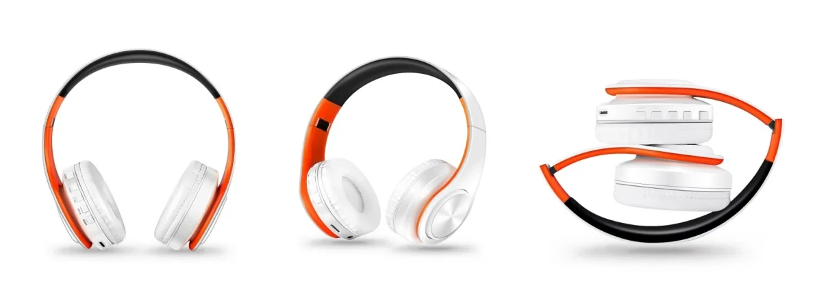 Men Gift Gold Wireless Headphones Bluetooth Earphone Stereo GlowCart