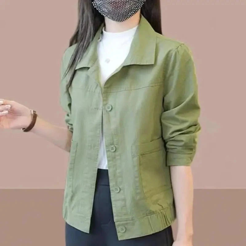 Spring Summer Women Thin Short Jacket Mother Fashion GlowCart